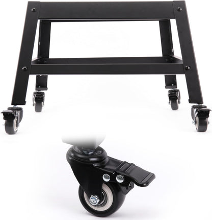 Mobile Stand for EAST OAK 30 inch Electric Smoker, Leg Extension Kit with Wheels for EAST OAK 30" Outdoor Electric Smoker, Smoker Grill Stand for Outdoor Barbecue,Black,All Steel Mobile Stand Base