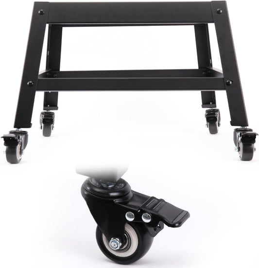 Mobile Stand for EAST OAK 30 inch Electric Smoker, Leg Extension Kit with Wheels for EAST OAK 30" Outdoor Electric Smoker, Smoker Grill Stand for Outdoor Barbecue,Black,All Steel Mobile Stand Base