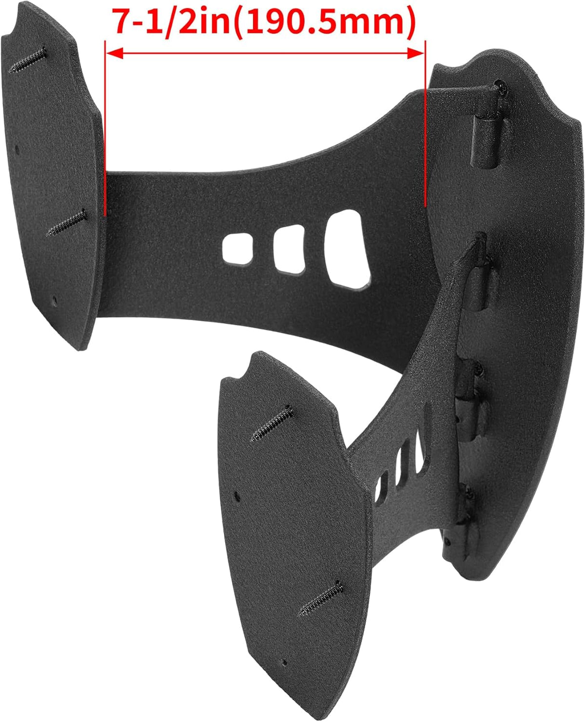 rophy Mount Bone Bracket Small/Medium Size Dual Shoulder Mount with 8-inch Swing Arm Skull Hanging Display Stand Powder Coated Steel