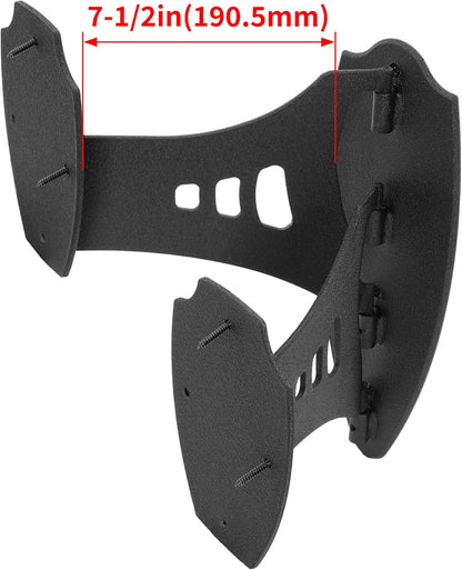 rophy Mount Bone Bracket Small/Medium Size Dual Shoulder Mount with 8-inch Swing Arm Skull Hanging Display Stand Powder Coated Steel
