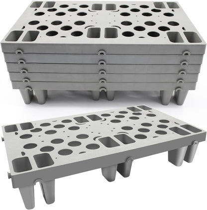 New. Plastic pallets are suitable for use in warehouses, basements, and balconies to prevent items from becoming damp.