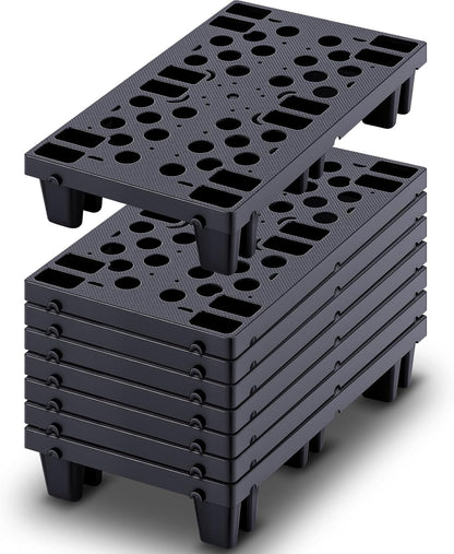 New. Plastic pallets are suitable for use in warehouses, basements, and balconies to prevent items from becoming damp.
