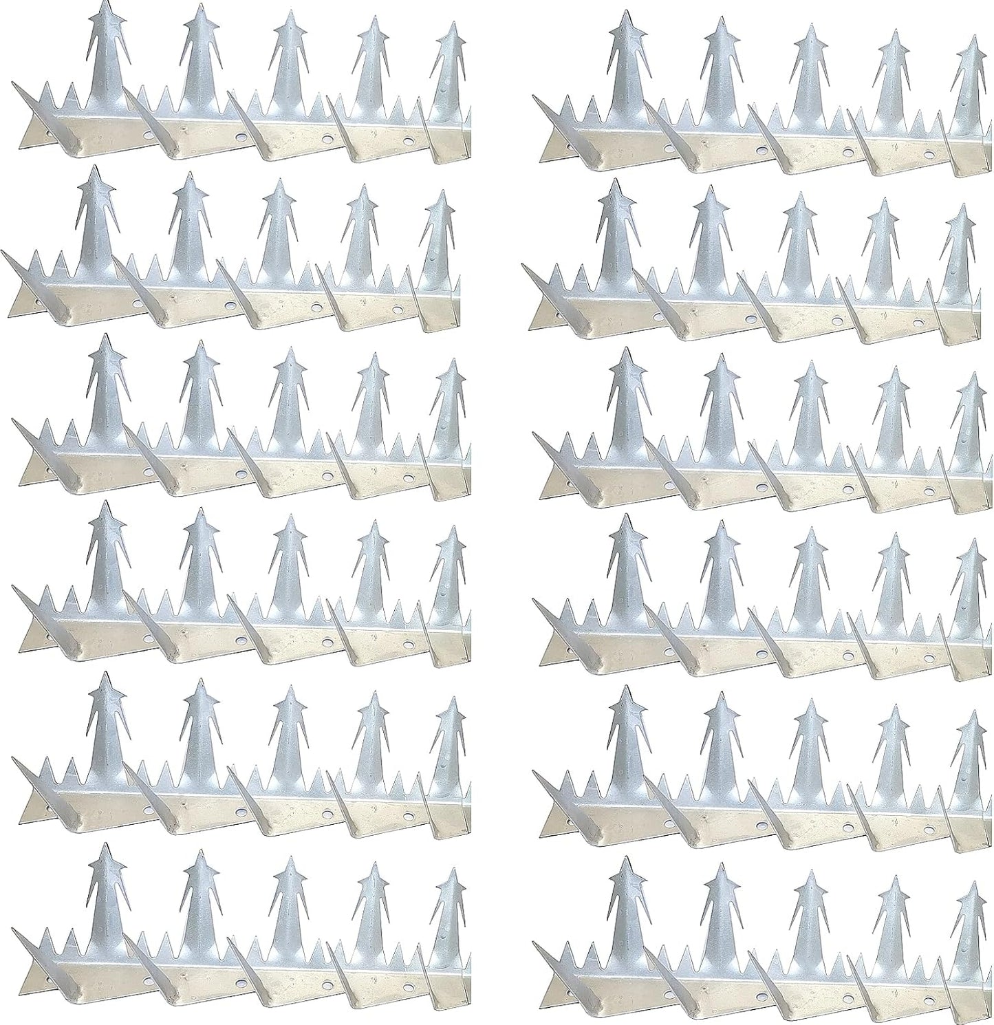 New.Fence decoration and protective spikes allow you to decorate your fence and protect your home from animals and thieves. Suitable for homes, farms, and factory protection.